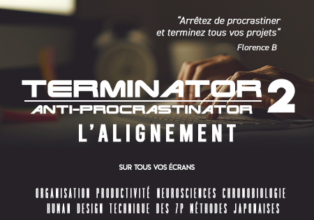 Affiche formation Terminator Anti-Procrastinator 2