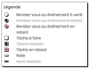 Keys Bullet Journal numérique - My Bullet online