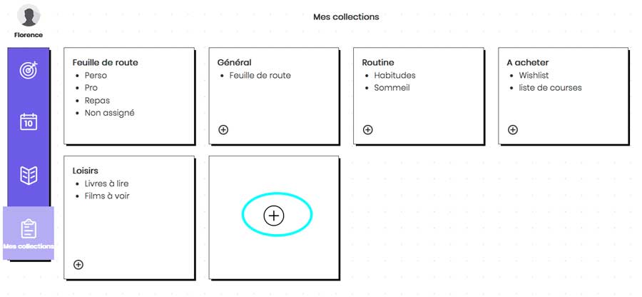 Planning repas semaine Bullet journal en ligne -Catégorie