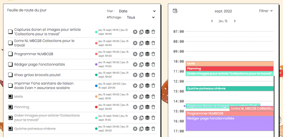 To do list Bullet journal pour le travail - My Bullet online