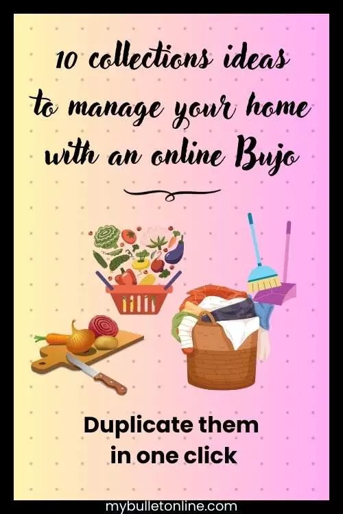 Bujo collection ideas to manage your home Pinterest - My Bullet online