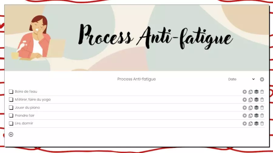 Process Anti-fatigue Bujo collection - My Bullet online